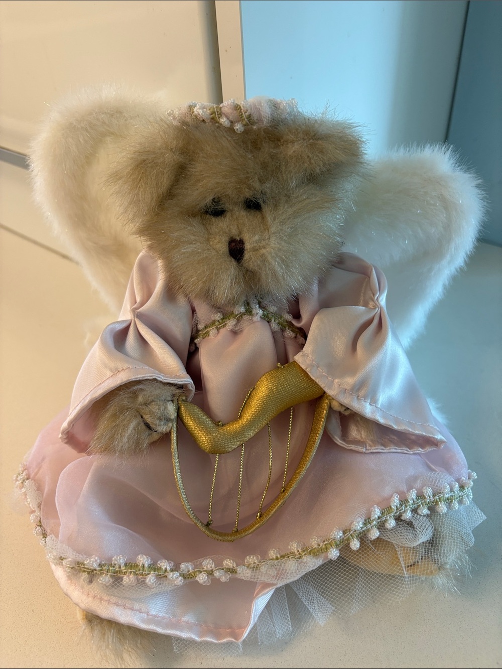 Vintage The Bearington Collection "Bernadette" Angel Plush Bear (Style #1076).